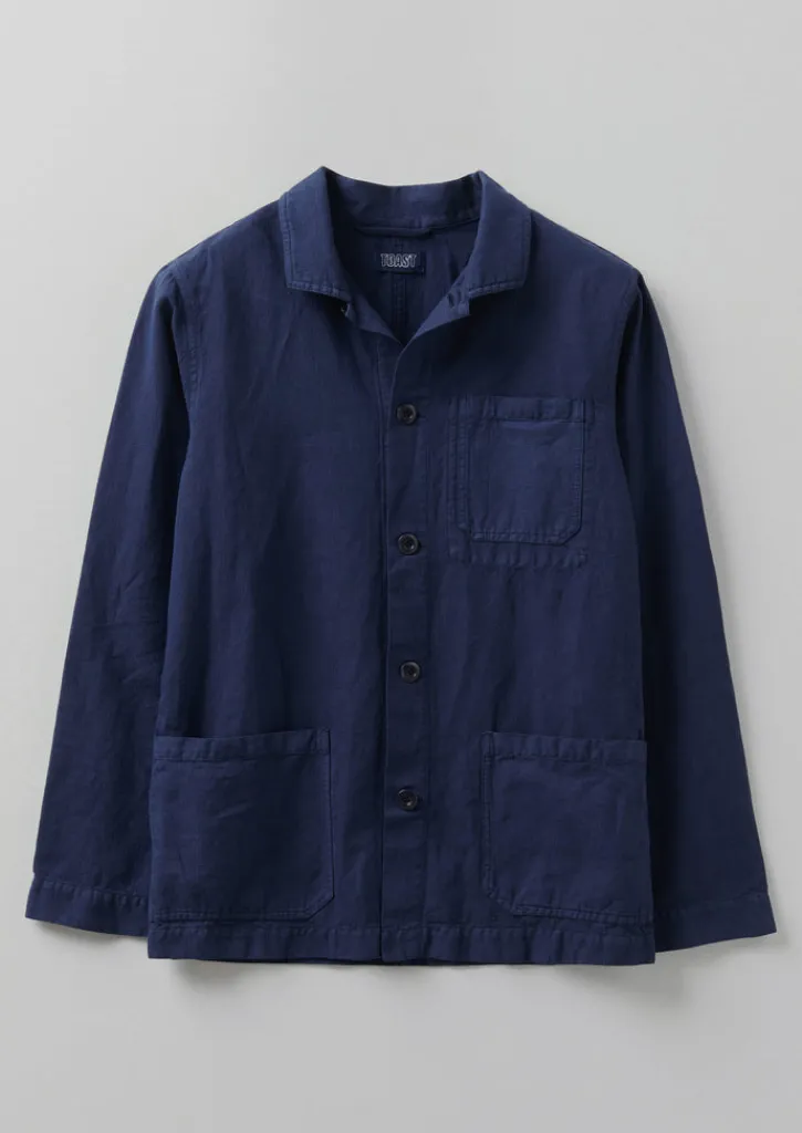 TOAST Arlo Garment Dyed Herringbone Jacket- Workwear|Coats & Jackets