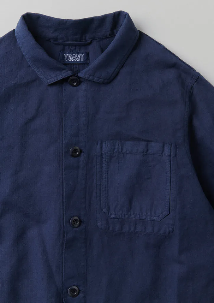 TOAST Arlo Garment Dyed Herringbone Jacket- Workwear|Coats & Jackets