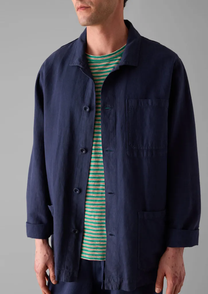 TOAST Arlo Garment Dyed Herringbone Jacket- Workwear|Coats & Jackets