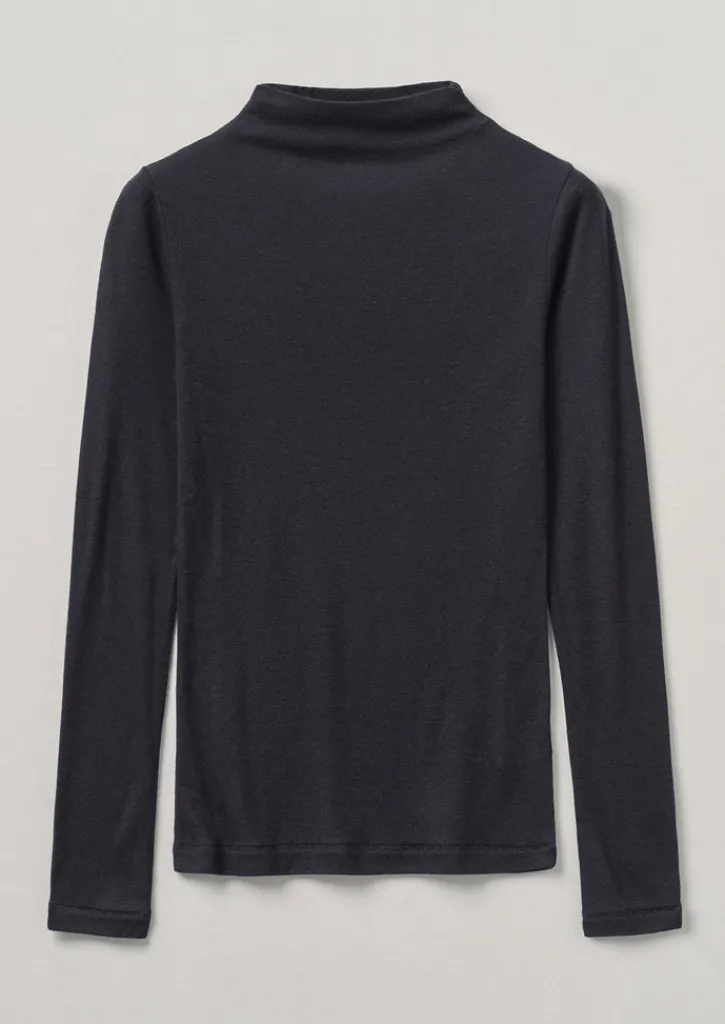 TOAST Aster Wool Lyocell High Neck Tee-Women Jersey|Tops & Tees