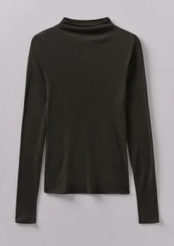 TOAST Aster Wool Lyocell High Neck Tee-Women Jersey|Tops & Tees