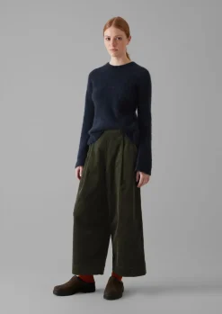 TOAST Brushed Alpaca High Neck Sweater-Women Knitwear