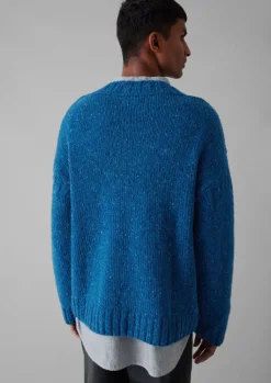TOAST Donegal Wool High Neck Easy Sweater- Knitwear
