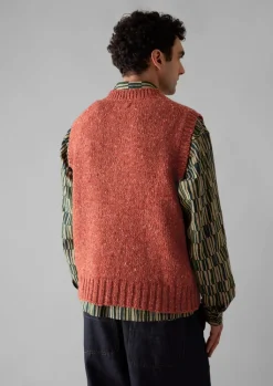 TOAST Donegal Wool Knitted Tank- Knitwear