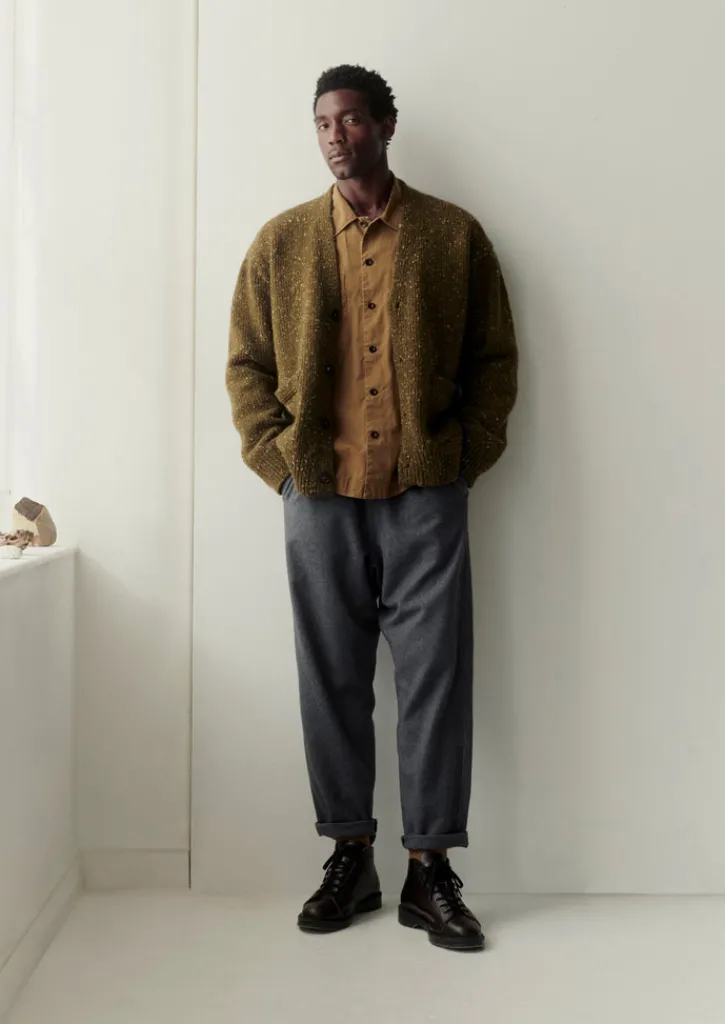 TOAST Donegal Wool V-Neck Cardigan- Knitwear