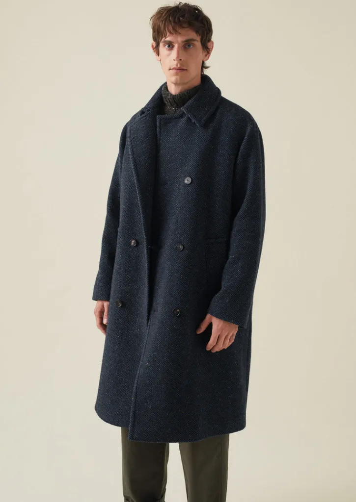 TOAST Double Breasted Wool Overcoat- Coats & Jackets