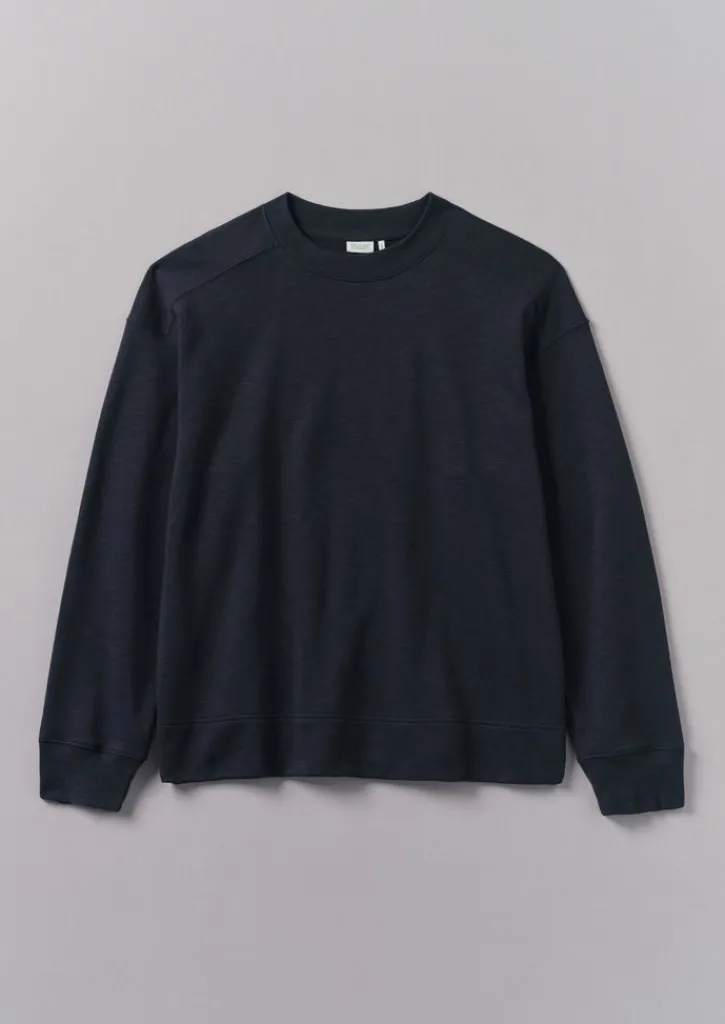 TOAST Dropped Shoulder Loopback Jersey Sweatshirt- Tops & Tees|Shirts