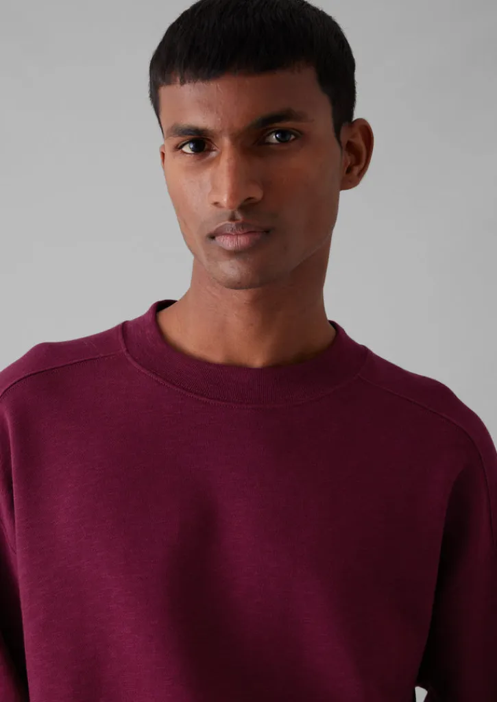 TOAST Dropped Shoulder Loopback Jersey Sweatshirt- Tops & Tees|Shirts