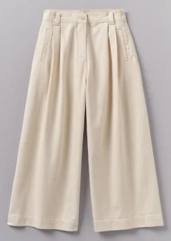 TOAST Denim Pleat Front Trousers-Women Denim|Jeans