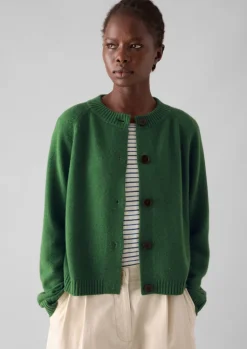 TOAST Eden Wool Cashmere Raglan Cardigan-Women Cashmere|Knitwear
