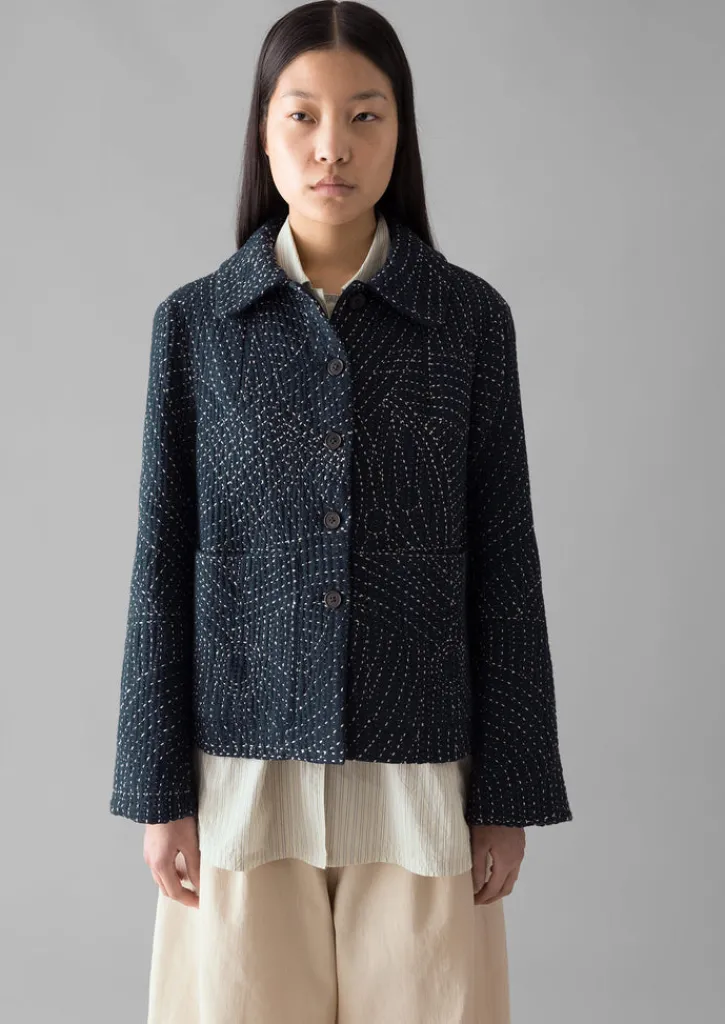 TOAST Hand Embroidered Kantha Jacket-Women Coats & Jackets
