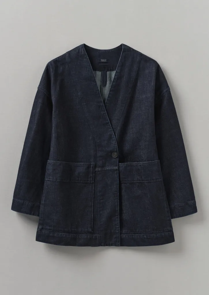 TOAST Denim Wrap Jacket-Women Denim|Coats & Jackets