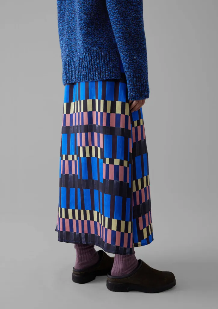 TOAST Isobel Harvey Asymmetric Check Print Skirt-Women Skirts