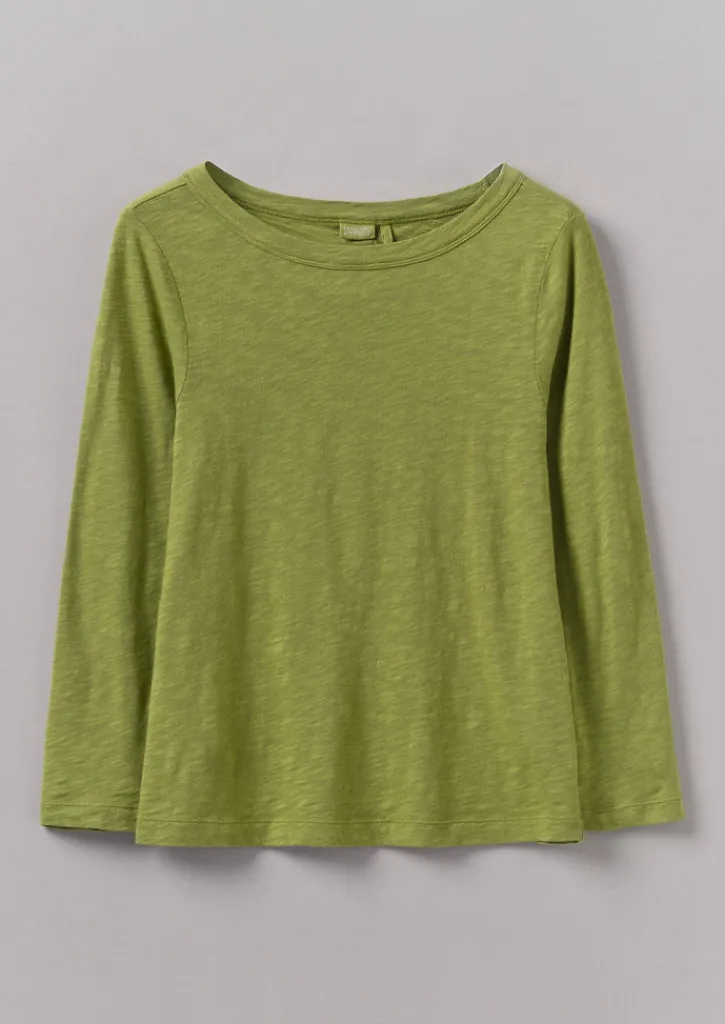 TOAST Lia Garment Dyed Boat Neck Tee-Women Jersey|Tops & Tees