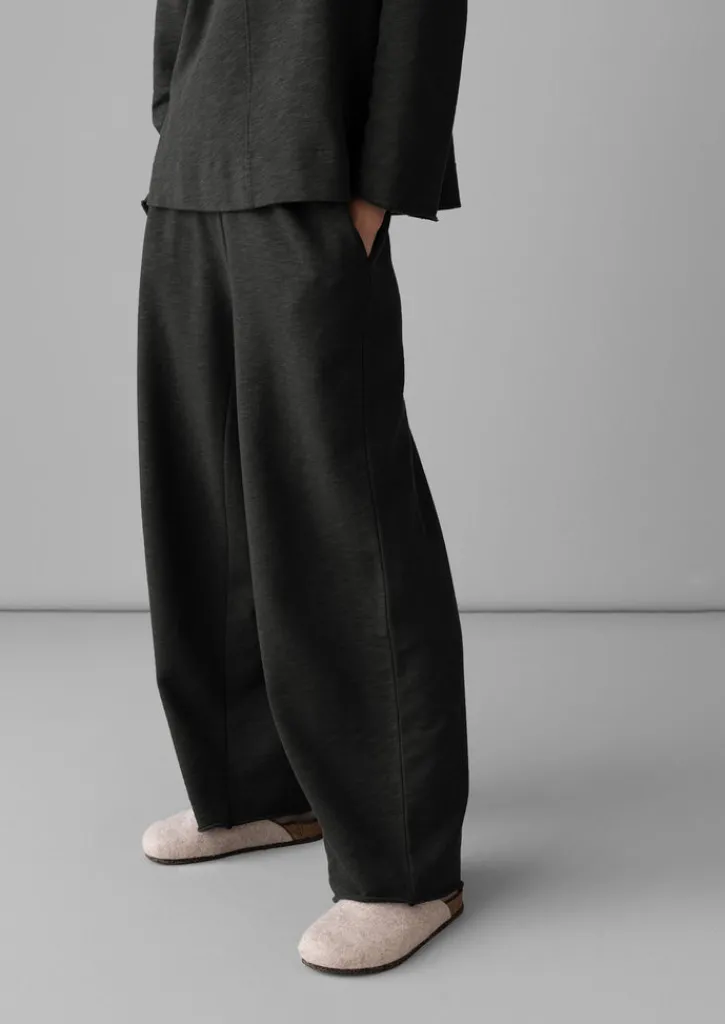 TOAST Loopback Jersey Wide Leg Trousers-Women Jersey|Loungewear