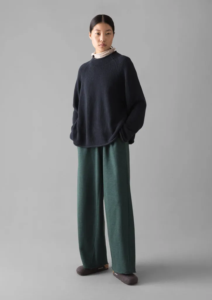 TOAST Loopback Jersey Wide Leg Trousers-Women Jersey|Loungewear