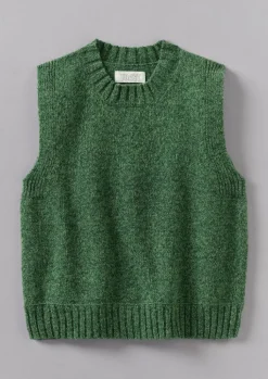 TOAST Neat Mouline Wool Tank-Women Knitwear