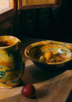 TOAST Poterie Barbotine Marbled Dish- Ceramics