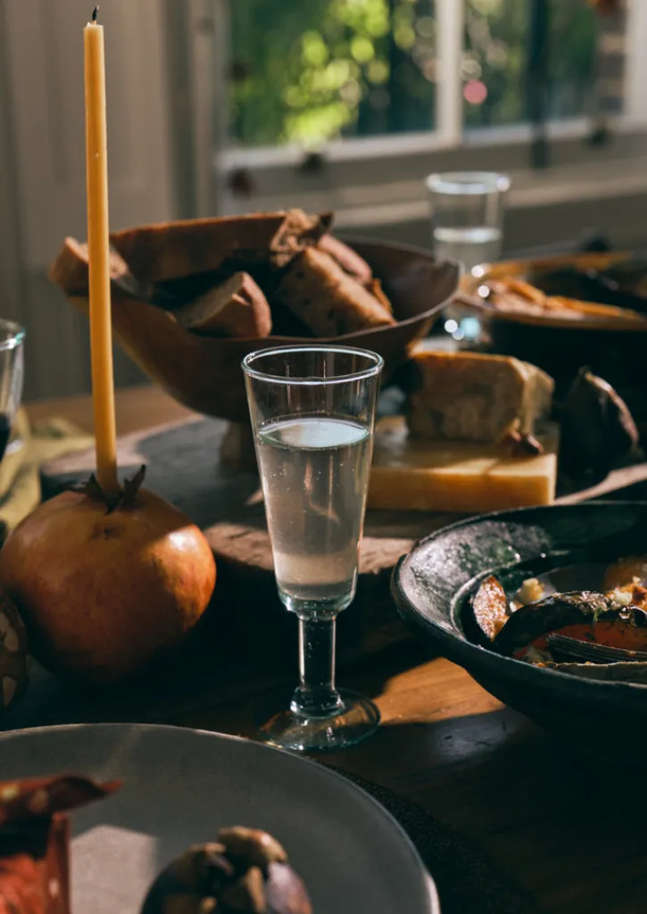 TOAST Recycled Bolivian Champagne Glasses Set- Glass