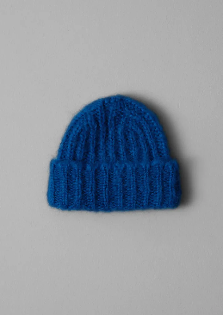 TOAST Ribbed Mohair Beanie-Women Hats, Scarves & Gloves