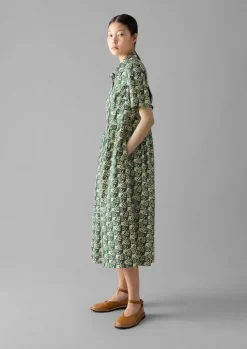 TOAST Selma Cotton Shirt Dress-Women Dresses