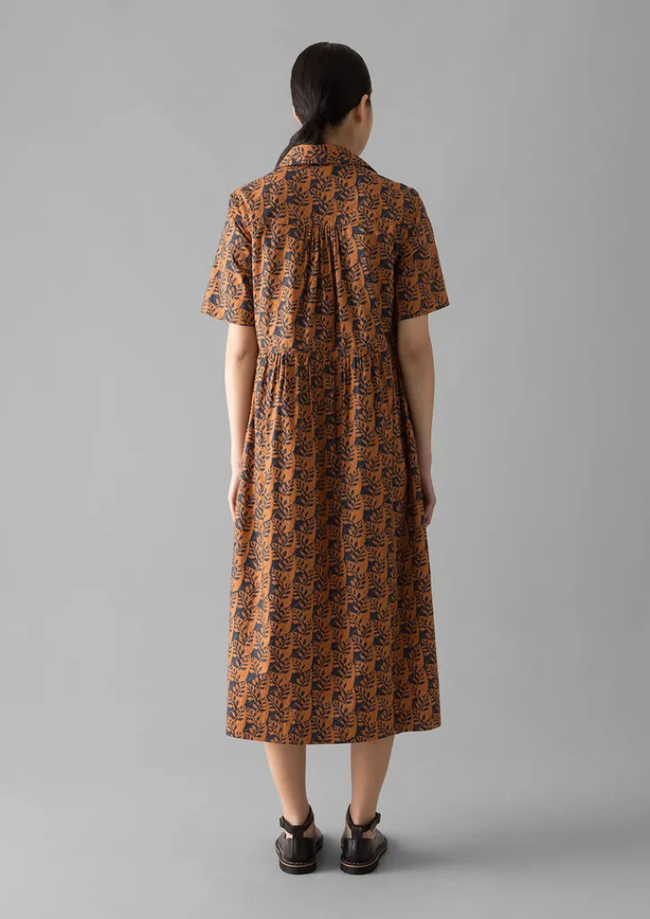 TOAST Selma Cotton Shirt Dress-Women Dresses