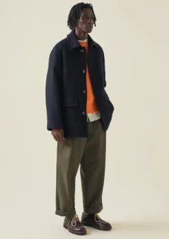 TOAST Single Breasted Car Coat- Coats & Jackets