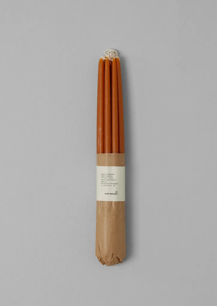 TOAST Skar Organics Slim Beeswax Dinner Candle Set- Candles & Holders