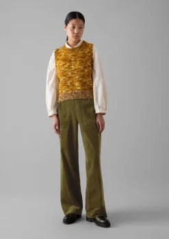 TOAST Space Dyed Wool Knitted Tank-Women Knitwear