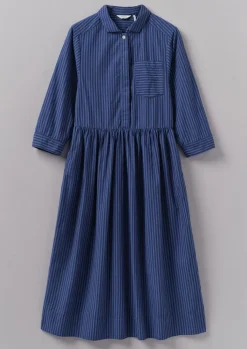 TOAST Stripe Poplin Shirt Dress-Women Dresses