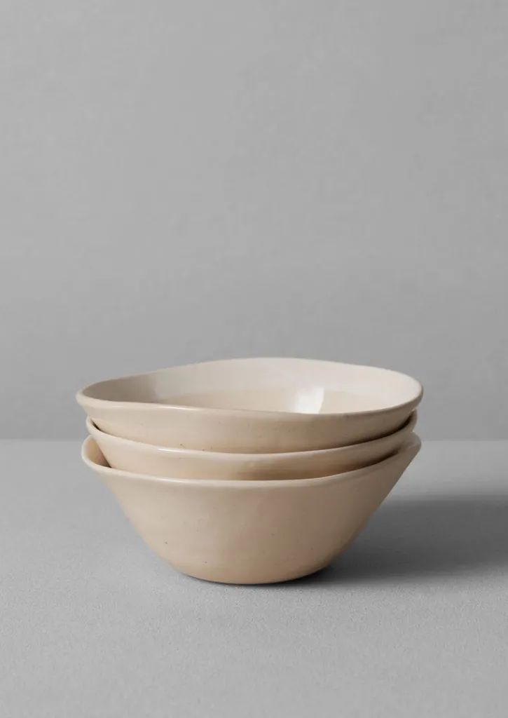 TOAST Wonki Ware White Wash Pudding Bowl- Ceramics|Tableware